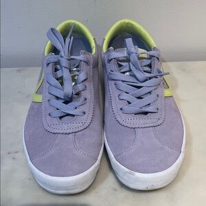 Vans Purple and Yellow Women's Sneakers